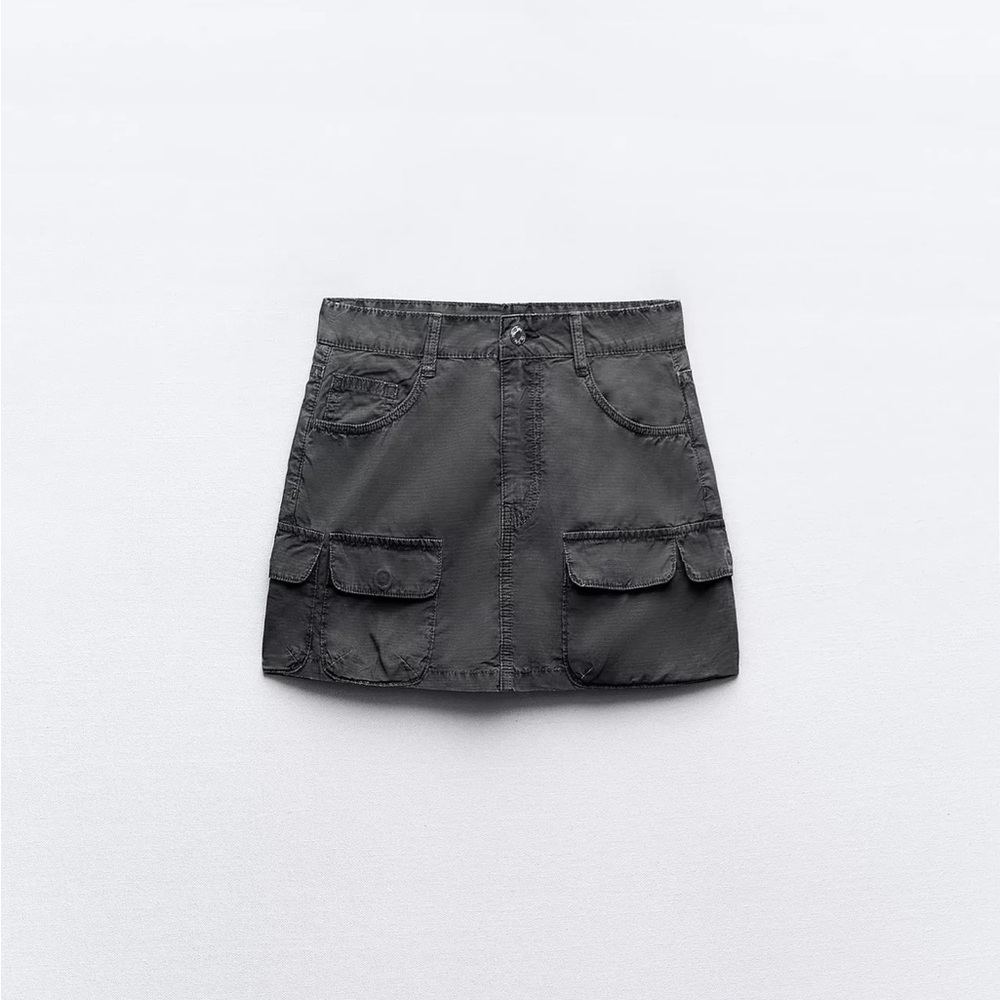Zara Cargo Mini Skirt